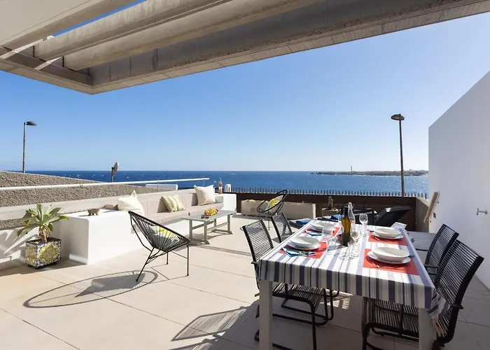 公寓 Home2book Design & Breathtaking Sea Views El Poris 波里斯-德阿沃纳